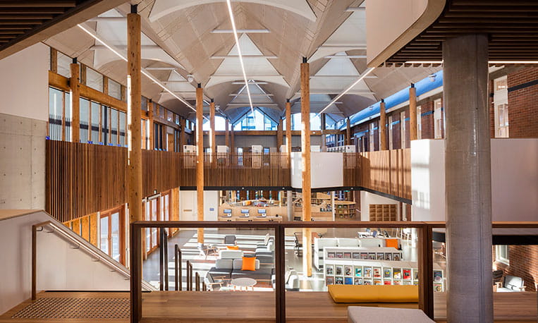 Marrickville library internal view