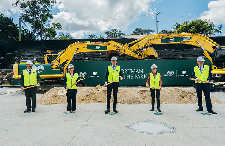 Mirvac and Landcom team at Green Square ground breaking