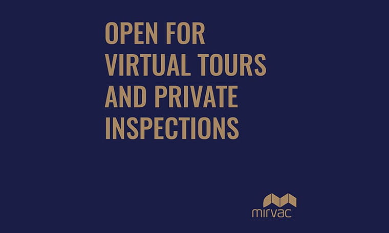 Open for virtual tours and private inspections