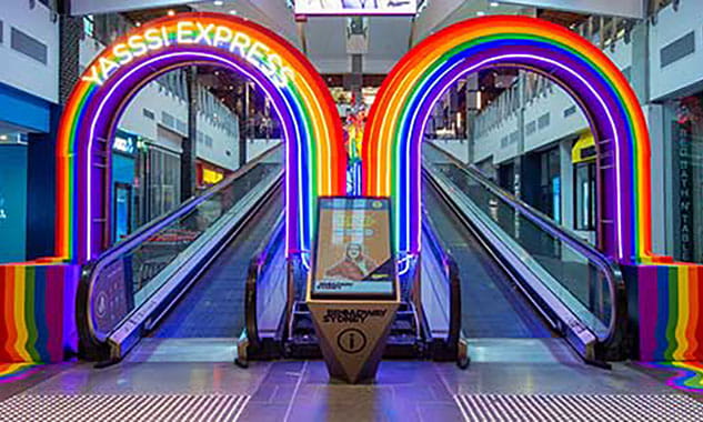 Rainbows at Broadway