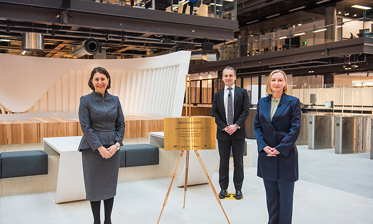 Gladys, Sue and Matt at The Foundry