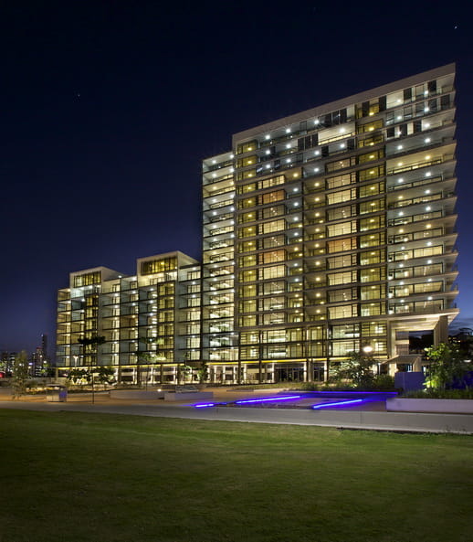 Parks at Waterfront Facade