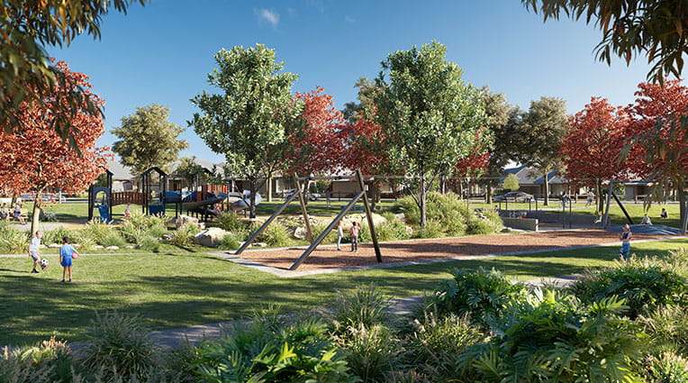 Rural land at sunrise at Menangle