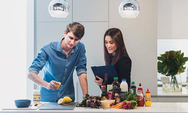 Testing in the kitchen